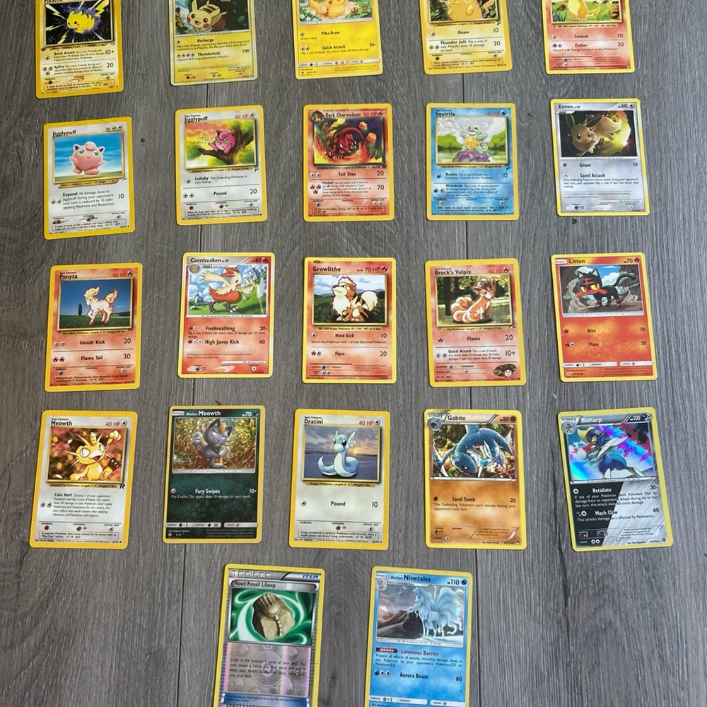 Pokemon Card Collection List - Picture 2 of 6